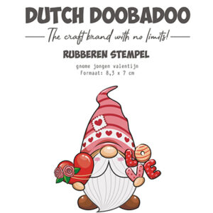 497004030 - Dutch DooBaDoo DDBD Rubber stamp Gnome Boy Love