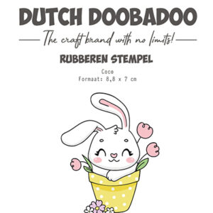 497004032 - Dutch DooBaDoo DDBD Rubber stamp Coco