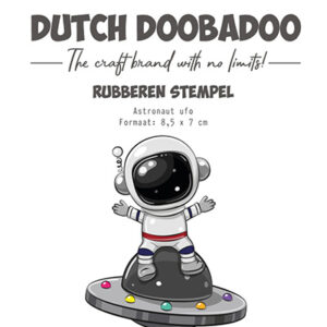 497004033 - Dutch DooBaDoo DDBD Rubber stamp Astronaut Ufo