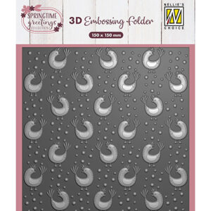 54142 - Nellie's Choice 3D Embossing Folder Chicken