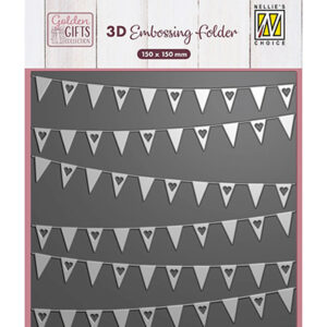 EF3D117 - 3D Embossing Folder Banners