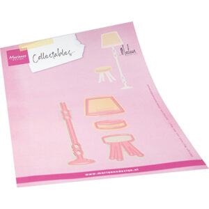 COL1566 - Marianne Design Marianne Design Collectable, Lamp & Stool by Marleen