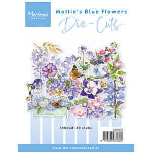 VK9627 - Marianne Design Die Cuts, Mattie's blue flowers