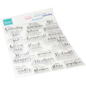 CS1172 - Marianne Design Clear Stamp, Voor de man