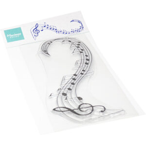 CS1174 - Marianne Design Clear Stamp, Music Swirl