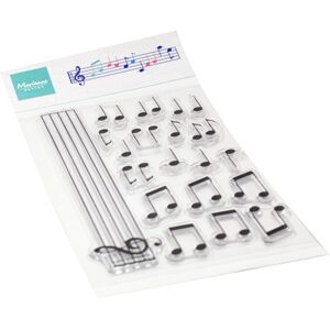 CS1175 - Marianne Design Clear Stamp, Musical notes