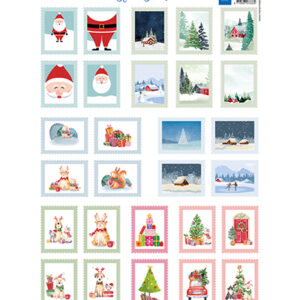 VK9631 - Marianne Design Knipvel A4, Stamps - Classic Christmas