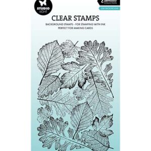 SL-ES-STAMP881 - StudioLight SL Clear Stamp Leaf Background Essentials nr. 881