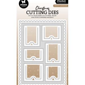 SL-ES-CD1026 - StudioLight SL Cutting Die Advent cardshape Essentials nr. 1026