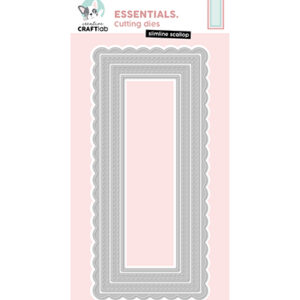 CCL-ES-CD1046 - CraftLab CCL Cutting Die Slimline scallop Essentials nr. 1046