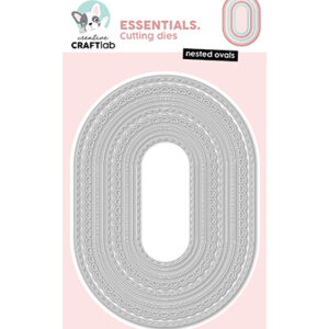 CCL-ES-CD1050 - CraftLab CCL Cutting Die Nested ovals Essentials nr. 1050