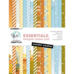 CCL-ES-DPP379 - CraftLab CCL Designer Paper Pad Sweater weather Essentials nr. 379