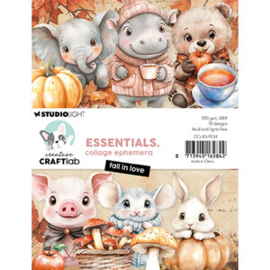 CCL-ES-PE34 - CraftLab CCL Collage ephemera Fall in love Essentials nr. 34