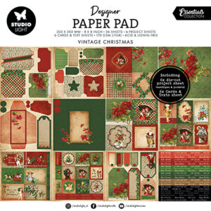 SL-ES-MPP373 - StudioLight SL Mixed Paper Pad Vintage Christmas Essentials nr. 373