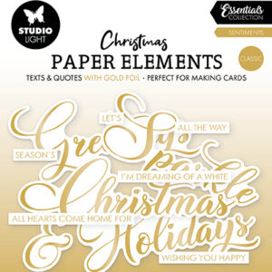 SL-ES-PE36 - StudioLight SL Paper Elements Gold Sentiments Classic Essentials nr. 36