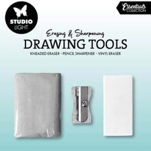 SL-TO-DT01 - StudioLight SL Drawing Tools Kneaded & vinyl eraser, sharpener Essentials nr. 01