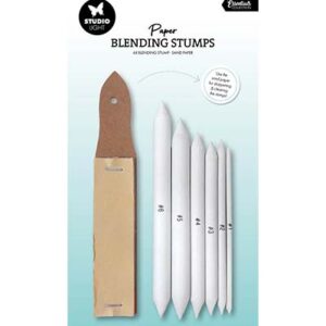 SL-TO-DT02 - StudioLight SL Drawing Tools Paper blending stumps & sand paper Essentials nr. 02