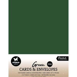 SL-CO-CE16 - StudioLight SL Cards & Envelopes Christmas Green Consumables nr. 16