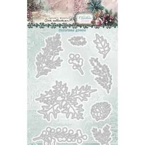 JMA-CB-CD1061 - Jenine's JMA Cutting Die Christmas greens Christmas Blush nr. 1061
