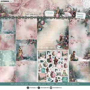 JMA-CB-DPP394 - Jenine's JMA Designer Paper Pad Double-sided scrapbooking Christmas Blush nr. 394