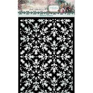 JMA-CB-MASK374 - Jenine's JMA Mask Festive damask Christmas Blush nr. 374