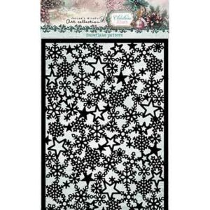 JMA-CB-MASK375 - Jenine's JMA Mask Snowflake pattern Christmas Blush nr. 375