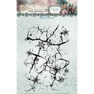 JMA-CB-STAMP885 - Jenine's JMA Clear Stamp Winter crackle Christmas Blush nr. 885