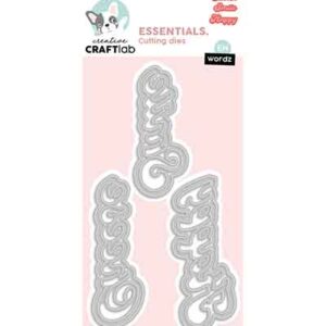 CCL-ES-CD1058 - CraftLab CCL Cutting die Wordz Essentials nr. 1058