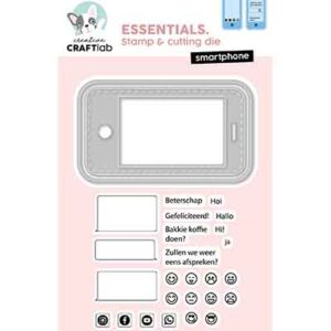 CCL-ES-SCD96 - CraftLab CCL Stamp & Cutting Die Smartphone Essentials nr. 96