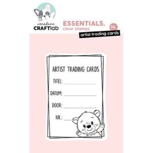 CCL-ES-STAMP882 - CraftLab CCL Clear Stamp Artist trading cards Essentials nr. 882