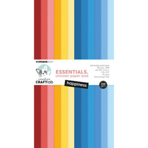 CCL-ES-UPP389 - CraftLab CCL Unicolor Paper Pad Happiness Essentials nr. 389