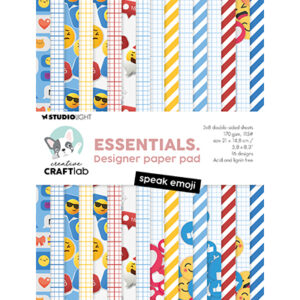 CCL-ES-DPP390 - CraftLab CCL Designer Paper Pad Speak emoji Essentials nr. 390