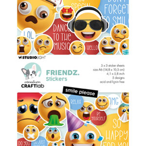 CCL-FR-STIC52 - CraftLab CCL Stickers Smile please Friendz nr. 52