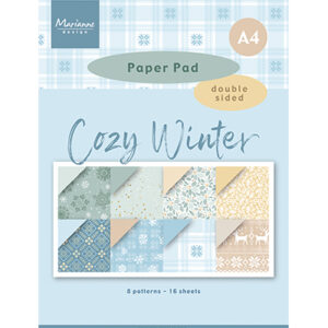 PK9212 - Marianne Design Paperpad, Cozy Winter