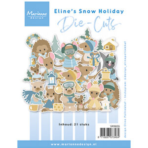 VK9635 - Marianne Design Die Cuts, Eline's Snow holiday