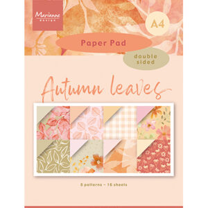 PK9215 - Marianne Design Paper pad, Autumn leaves - A4