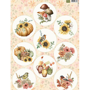 VK9637 Marianne Design - Knipvel A4, Autumn Flowers