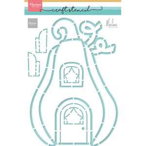 Marianne Design - Craft Stencil, Pumpkin cottage by Marleen