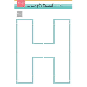 Marianne Design - Craft Stencil, H-Letter