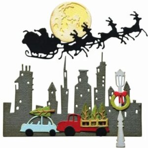 666718 Sizzix Thinlits Die by Tim Holtz Vault Christmas Magic