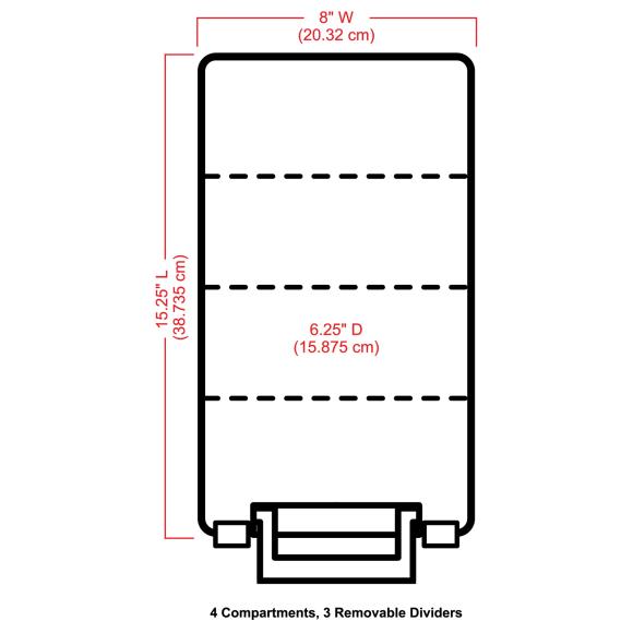 6925AA ArtBin Super Semi Satchel - Afbeelding 6