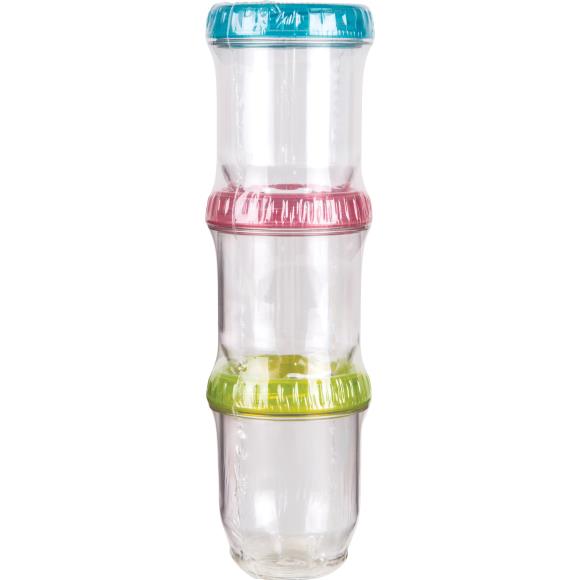 6941AD ArtBin Twisterz Jar Set Small/Tall 3/Pkg