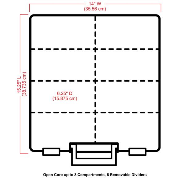 6990AB ArtBin Super Satchel Double Deep - Afbeelding 5