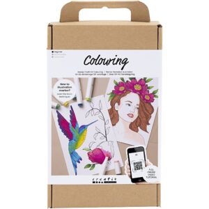 970839 Creativ Company Starter Hobbyset Inkleuren Tekenstift