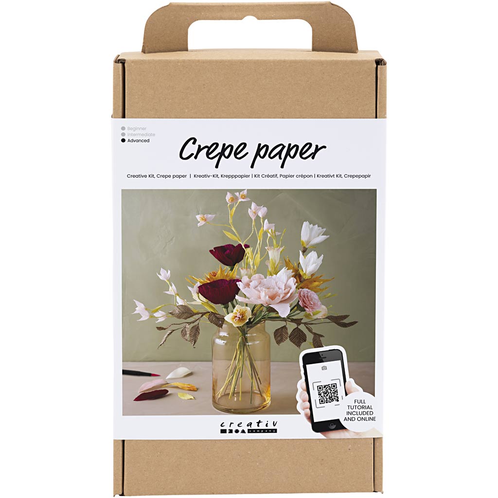 97089 Creativ Company Hobbyset Cr?pepapier Boeket Cr?pe-verhouding: 180%