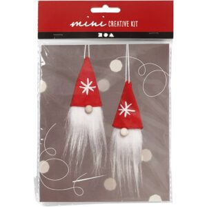 977400 Creativ Company Creative mini kit hangende kerstkabouter 11 cm