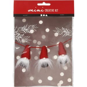 977407 Creativ Company Creative mini kit kerstkabouter aan een touw 6 cm