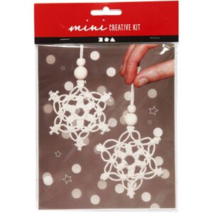 977409 Creativ Company Creative mini kit macram? sneeuwvlok 10 cm