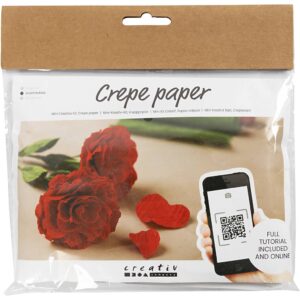 977475 Creativ Company Mini Hobbyset Cr?pepapier Rozen Cr?pe-verhouding: 180% 105 gr