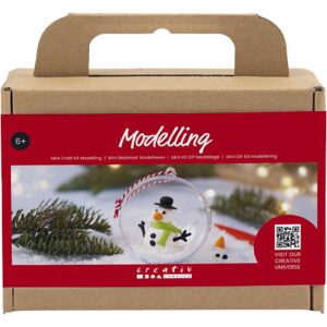 977492 Creativ Company Mini Hobbyset Boetseren Sneeuwpop